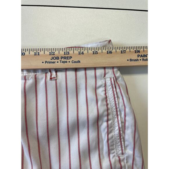 Tommy‎ Hilfiger White and Red Striped Shorts Size 8 - Picture 8 of 10